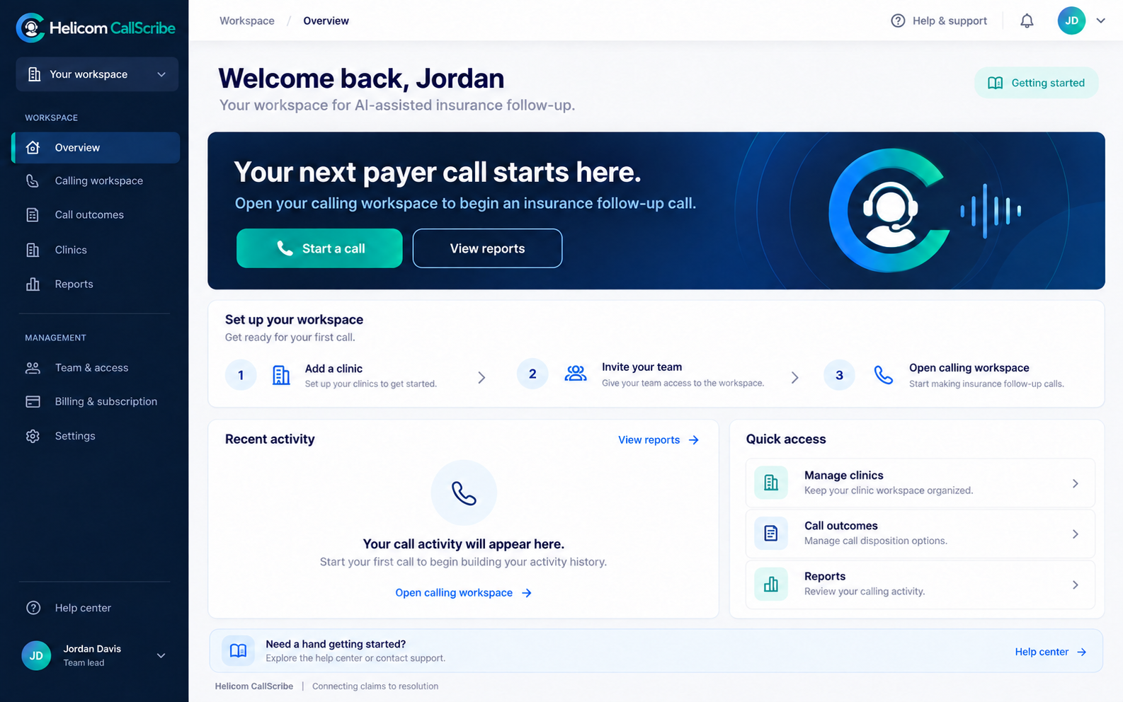 Medryte Connect AI-powered accounts receivable calling